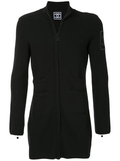 Chanel Pre-Owned облегающая куртка с логотипом