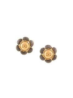 Chanel Pre-Owned серьги 1997-го года с логотипом CC