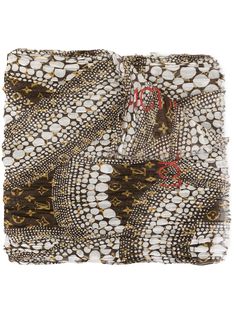 Louis Vuitton шарф Waves Infinity с монограммой из коллаборации с Kusama Yayoi