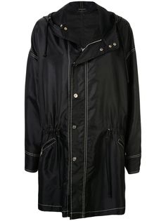 Chanel Pre-Owned пальто с кулиской и логотипом CC на пуговицах