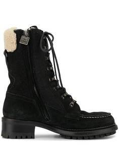 Chanel Pre-Owned ботинки с отделкой из овчины