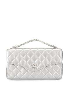 Chanel Pre-Owned стеганая сумка-тоут CC