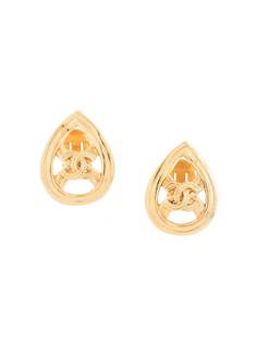 Chanel Pre-Owned серьги 1996-го года с логотипом CC