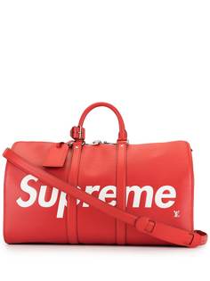 Louis Vuitton дорожная сумка Keepall Bandouliere 45 из коллаборации с Supreme