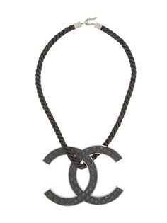 Chanel Pre-Owned колье Jumbo с логотипом CC