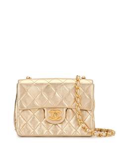 Chanel Pre-Owned стеганая сумка на плечо с цепочкой