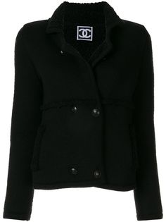 Chanel Pre-Owned фактурный двубортный жакет Sports Line