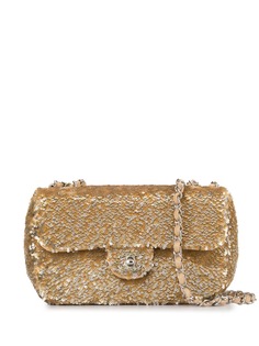 Chanel Pre-Owned сумка на плечо 2015-го года с логотипом CC и пайетками