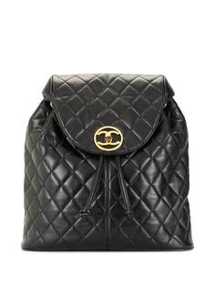 Chanel Pre-Owned стеганый рюкзак 1992-го года с логотипом СС