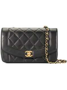 Chanel Pre-Owned стеганая сумка на плечо Diana с ремнем-цепочкой