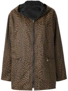Fendi Pre-Owned двусторонняя куртка с капюшоном