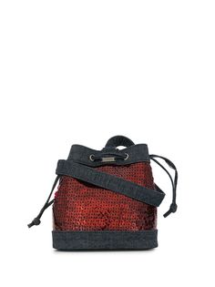 Chanel Pre-Owned сумка-ведро 1998-го года с пайетками