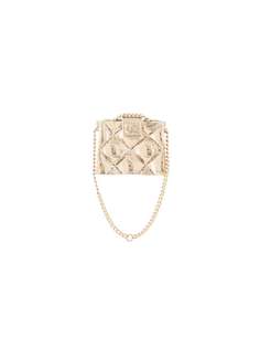 Chanel Pre-Owned стеганая брошь