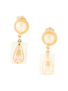 Chanel Pre-Owned серьги 1997-го года с логотипом CC