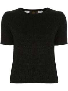 Fendi Pre-Owned топ с короткими рукавами
