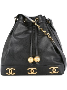 Chanel Pre-Owned сумка на плечо с застежкой на шнурке