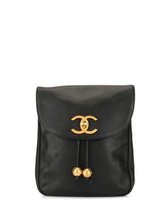 Chanel Pre-Owned рюкзак 1995-го года на шнурке с логотипом CC