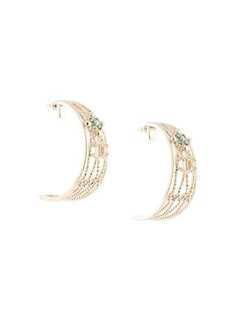 Chanel Pre-Owned серьги с тисненой отделкой