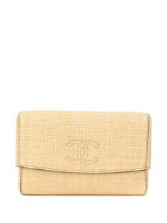 Chanel Pre-Owned клатч 1998-го года с логотипом CC