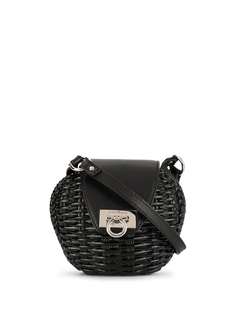 Salvatore Ferragamo Pre-Owned мини-сумка через плечо с декором Gancini