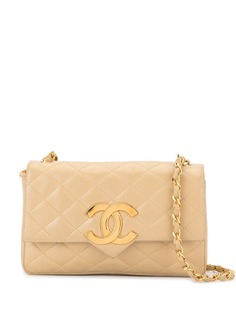 Chanel Pre-Owned стеганая сумка на плечо с логотипом CC