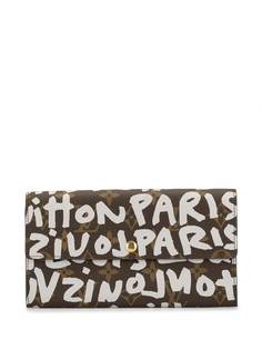 Louis Vuitton кошелек с принтом граффити