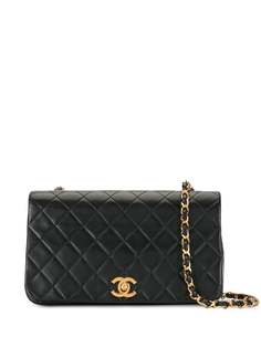 Chanel Pre-Owned стеганая сумка на плечо 1990-х годов с логотипом СС