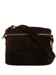 Chanel Pre-Owned сумка на плечо 1997-го года с логотипом CC и цепочкой