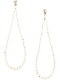 Chanel Pre-Owned серьги с логотипом CC