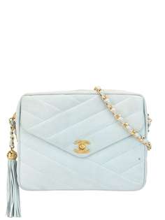 Chanel Pre-Owned стеганая сумка на плечо 1995-го года с кисточкой