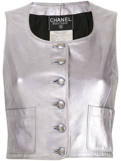 Chanel Pre-Owned топ без рукавов