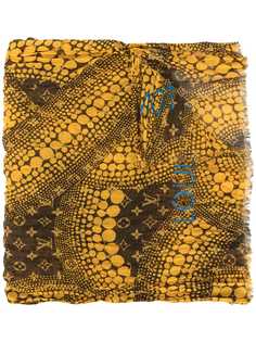 Louis Vuitton шарф Waves Infinity с монограммой из коллаборации с Kusama Yayoi