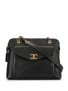 Chanel Pre-Owned сумка на плечо 1995-го года с поворотным замком и логотипом CC