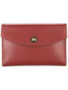 Hermès клатч с застежкой-защелкой с логотипом