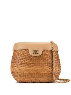 Chanel Pre-Owned сумка-корзина на плечо с логотипом CC