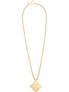 Chanel Pre-Owned колье с логотипом СС
