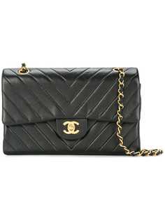 Chanel Pre-Owned стеганая сумка на плечо