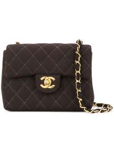 Chanel Pre-Owned стеганая сумка на плечо