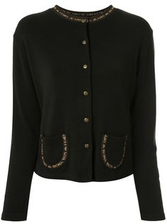 Fendi Pre-Owned кардиган с логотипом