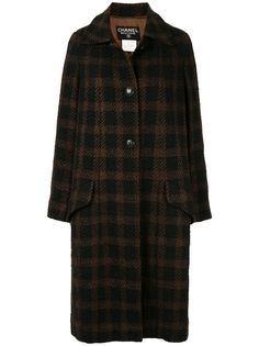 Chanel Pre-Owned пальто 1996-го года с длинными рукавами