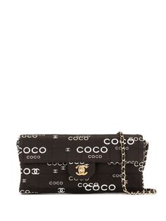 Chanel Pre-Owned сумка на плечо Choco Bar с цепочкой