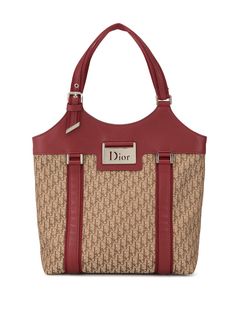 Christian Dior сумка-тоут Street Chic с узором Trotter