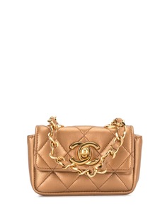 Chanel Pre-Owned стеганая сумка-тоут 1992-го года размера мини