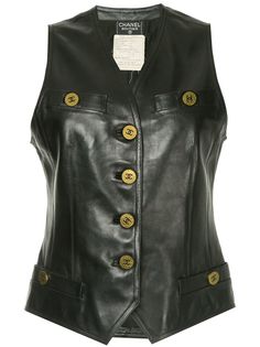 Chanel Pre-Owned жилет на пуговицах