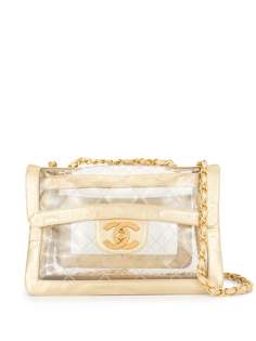 Chanel Pre-Owned стеганая сумка Jumbo XL с цепочкой
