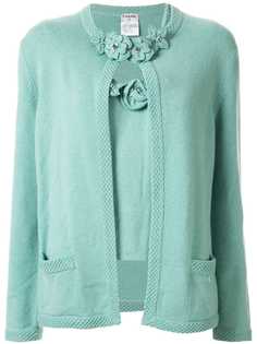 Chanel Pre-Owned кардиган 2005-го года Ensemble с логотипом CC