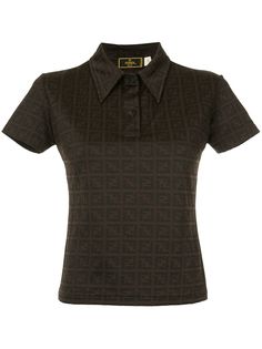 Fendi Pre-Owned топ с коротким рукавом