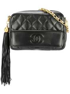 Chanel Pre-Owned стеганая сумка на плечо