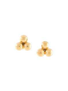 Chanel Pre-Owned серьги-клипсы с логотипом