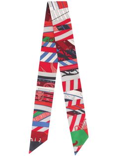 Hermès узкий платок Twilly